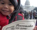 Elias Washington at the March on Washington for Gun Control